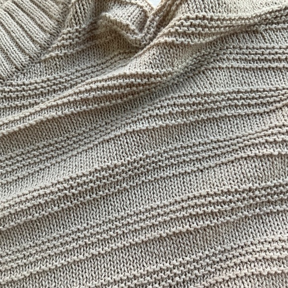 LATTELOVE Co. Knit Crewneck (BCI) Sweater Slouchy Oversize w/ ‘Cool Jade’ Te… - Picture 5 of 13